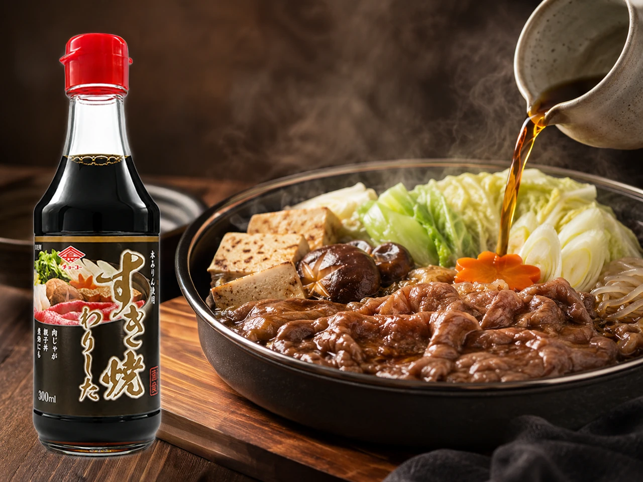 나가초코 와리시타 스키야키 소스 300ml